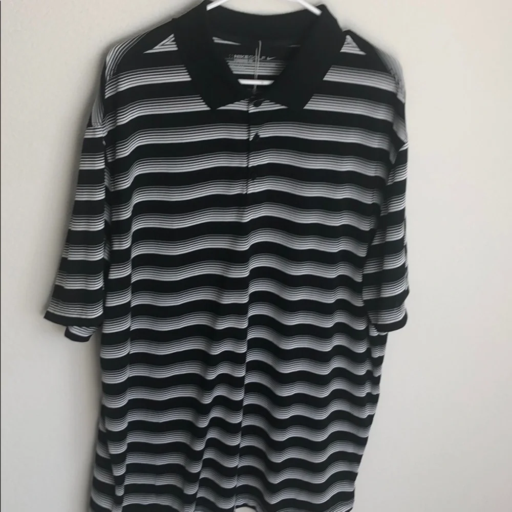 Nike Golf Men’s Striped Polo Shirt Size Mens Size 2XL